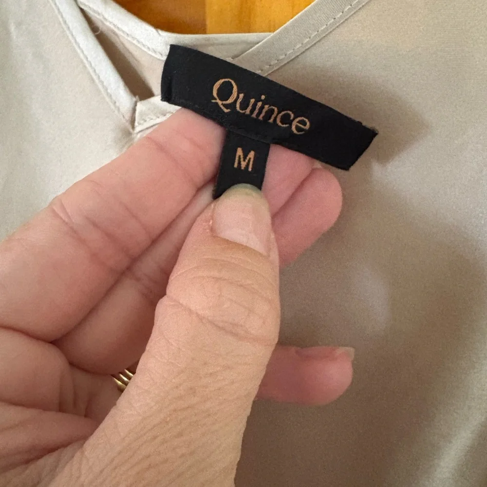 Quince Silk Mini Dress - Picture 3 of 3